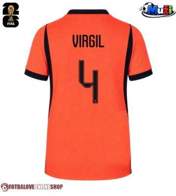 Nizozemsko Virgil van Dijk #4 Domácí Dres MS 2026 Krátkým Rukávem